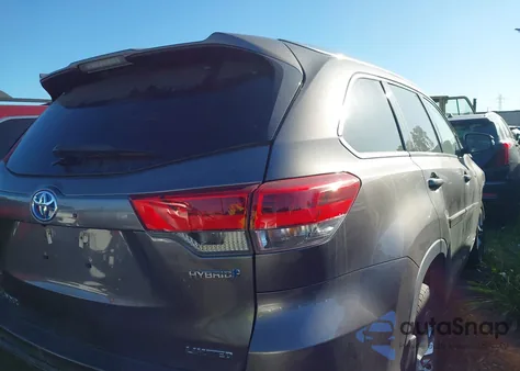 2018 Toyota Highlander Hybrid Limited from USA, damaged, VIN 5TDDGRFH6JS050334